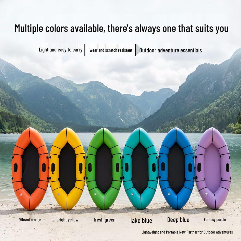 Hard Shell Inflatable Kayak Backpack - PVC Mesh & Hard Bottom Assault Boat