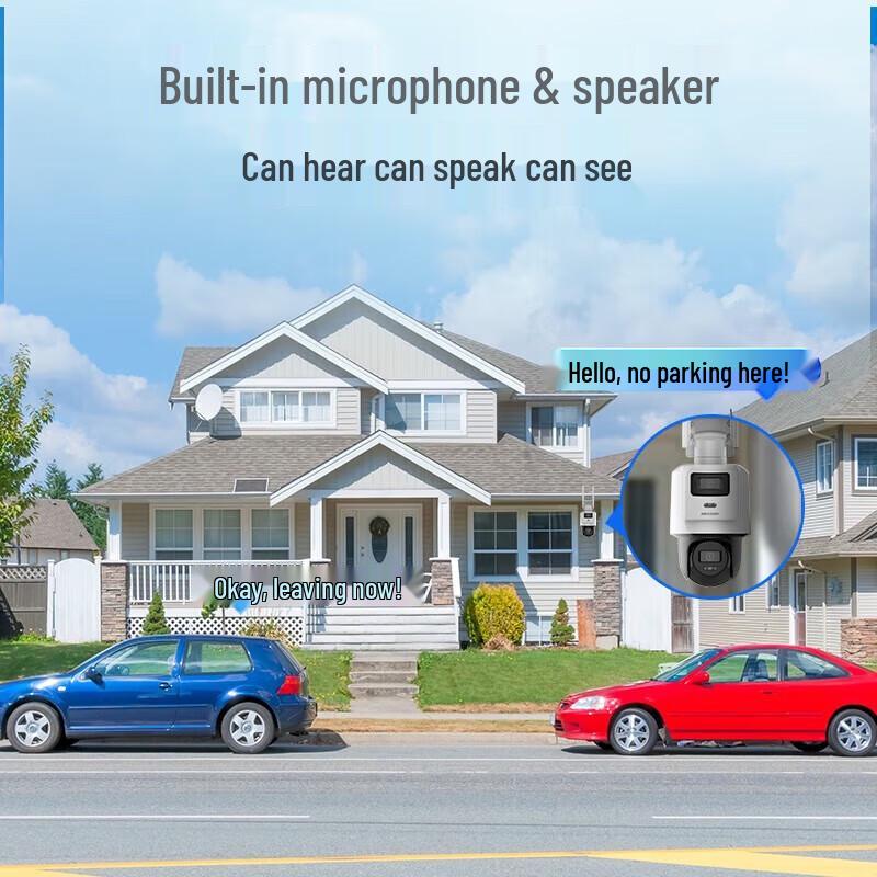 Hikvision 8MP 4G Outdoor PTZ Security Camera CN plug (adapter included)