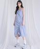 Urban Dress Shell Wrinkle Long Onepiece - 3Col