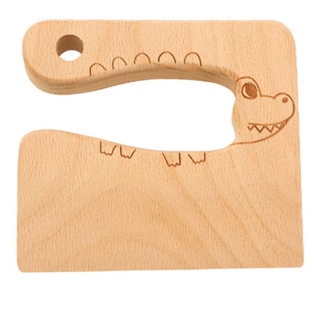 Mini Wooden Kids Knives Safety Cooking Cutting Toys For Children Kids Toddler