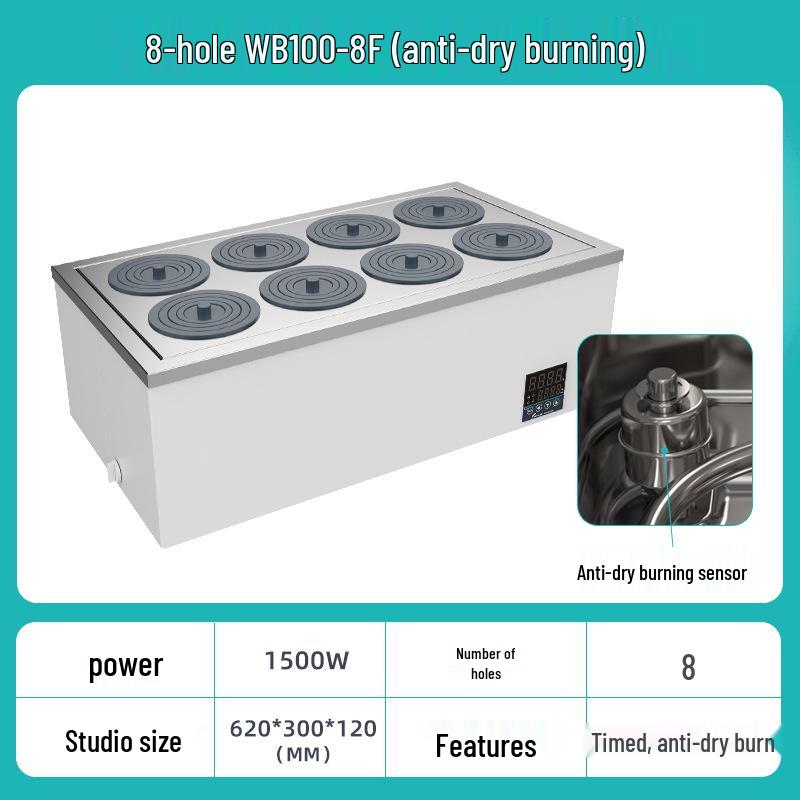 Electric Digital Laboratory Heater: Single, Double, Four, or Six-Hole Constant Temperature Water Bath