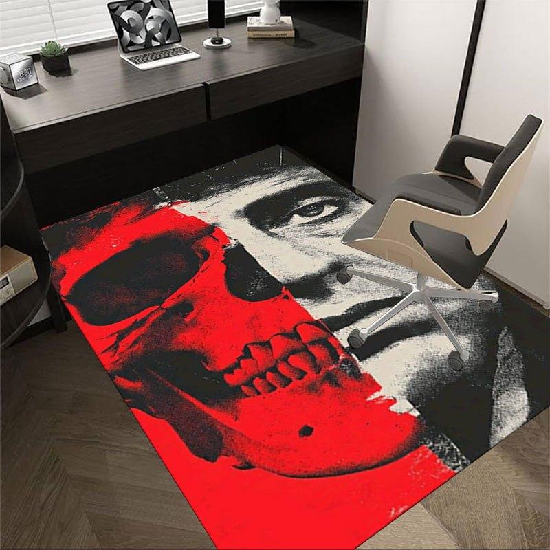 1ks Scarface Kancelářský Koberec Podložka pod Židli Měkká, Pohodlná, Pro Všechna Roční Období, Perfektní pro Domov, Ložnici nebo Kancelářský Dekor, Perfektní Dárek pro