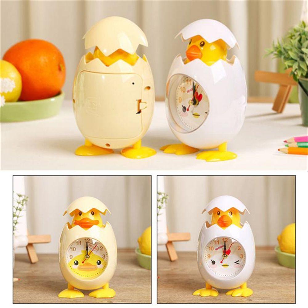 Bedroom Easter Decoration Cartoon Egg Shell Chick Easter Chick Alarm Clock Children Table Clock