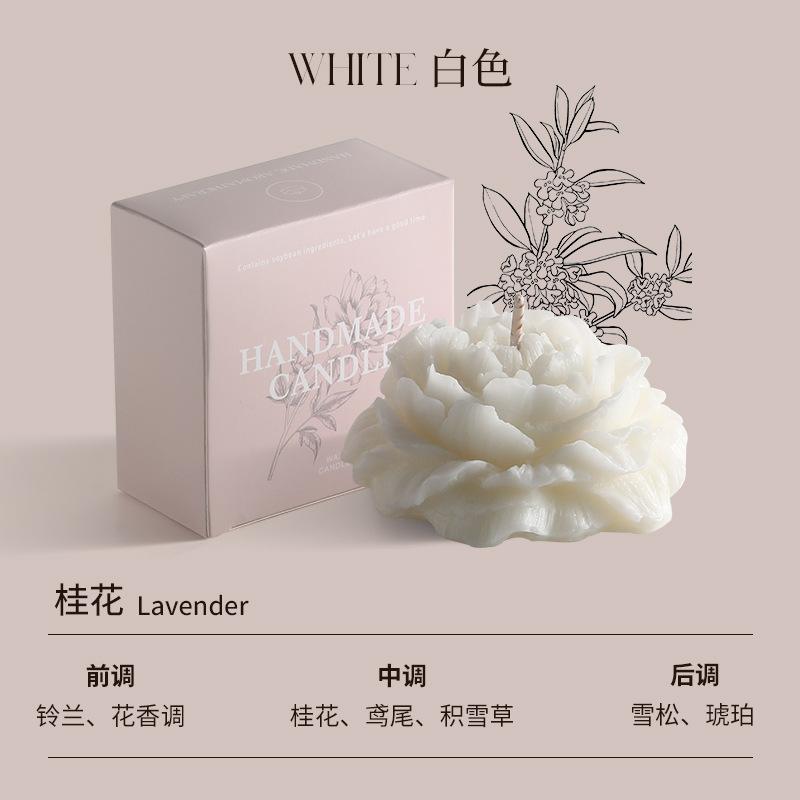 Scented Candle Camellia Premium Fragrance Ornament