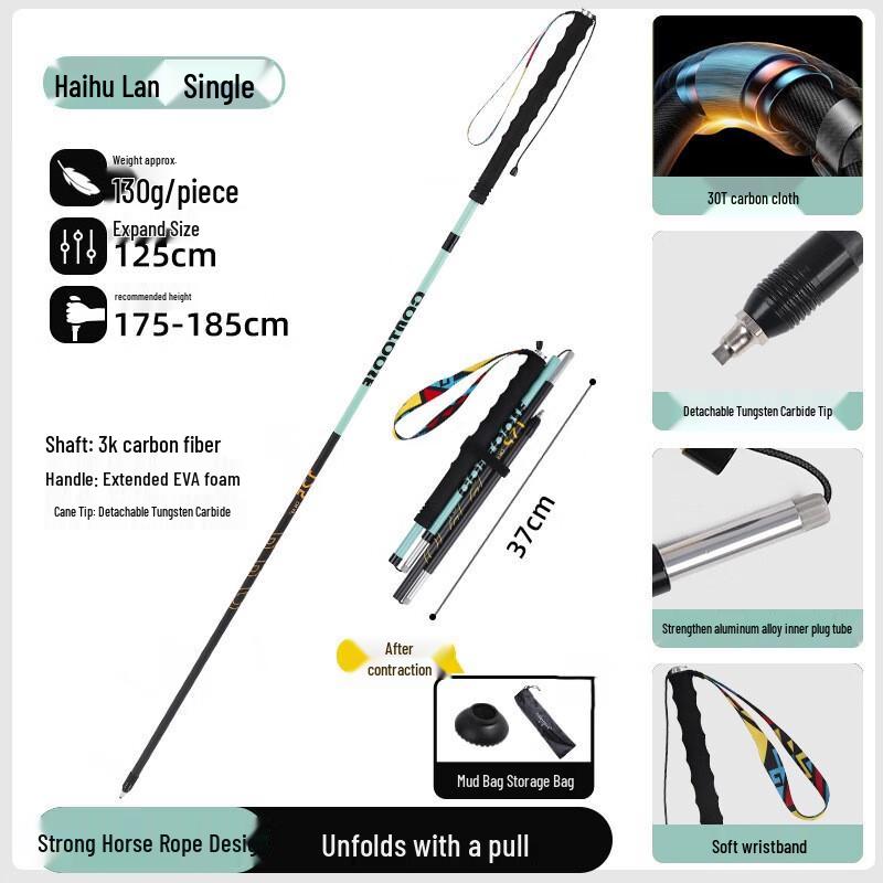 Portable Anti-Slip Hiking  Trekking Pole