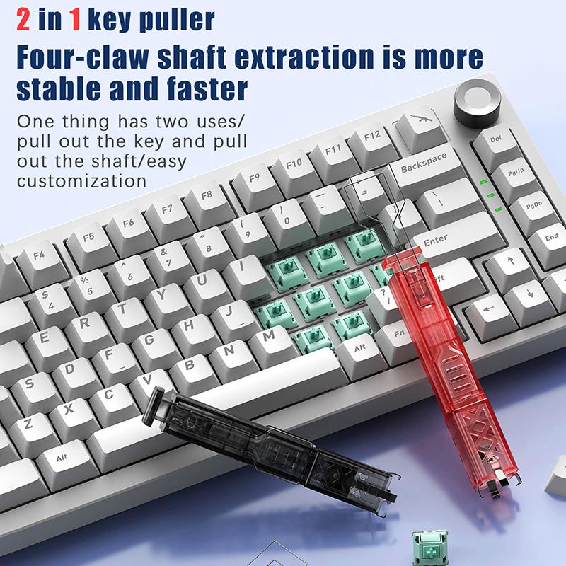 2 In 1 Switch Puller Keycap Puller Key Switch Keycap Puller For Mechanical Keyboard Gaming Keyboard Switches Cleaning Tool