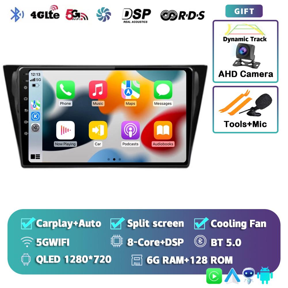 Android 14 Carplay Auto For VW Volkswagen Bora 2016 2017 2018 Car Radio Multimedia Navigation Player Video WIFI Stereo Head Unit