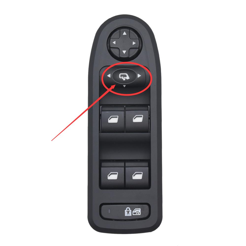 For Peugeot 308 508 2007-2013 For Citroen C5 Auto Window Control Switch Side Mirror Button 98054508ZD 96659465ZD 98053439