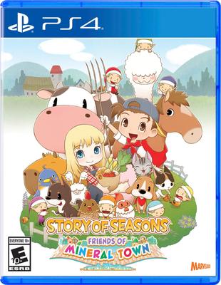 Příběh přátel z Mineral Town North PS4 Roční období (Import America) -