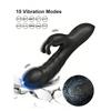 1 Pcs Rabbit Vibrator Clitoris Stimulator Vibrator with 10 Vibration Mode, Personal Massager, Sex Toys for Women
