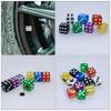 Mipcase Dice Tire Valve Stem Cap 14 Pieces Dice Style
