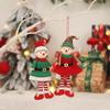 4-1PC Christmas Elves Stuffed Plush Dolls Hanging Ornaments Xmas Tree Decor Cute Boy Girl Elf Pendant Kids Gifts New Year Gifts