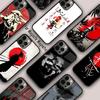 Characters Japan Flag Japanese Warrior Ninja Magnetic Phone Case For iPhone 17 Air 16 14 13 12 Pro Max 15 Plus MagSafe Cover