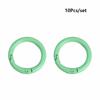 Yogodlns 10Pcs/Set 33MM High quality Plated Gate Zinc Alloy Hooks Snap Clasp Clip Bag Belt Buckle Spring O-Ring Buckles Carabiner Purses Handbags
