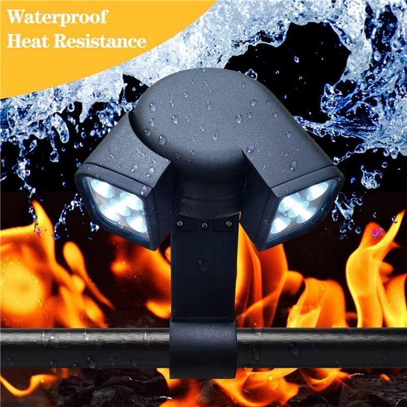 ABIY Flexible Rotatable LED Grill Light For BBQ-Super-Bright Multifunctional Heat Lamp Ideal For Night Fishing