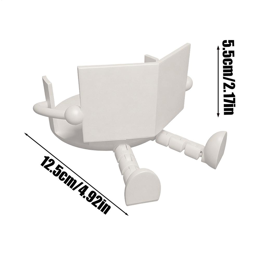 Toilet Paper Holder Stand 3D Printed Reading Funny Cute Napkin Stand Bathroom Toilet Paper Holder for Bathroom Kitchen RV Travel