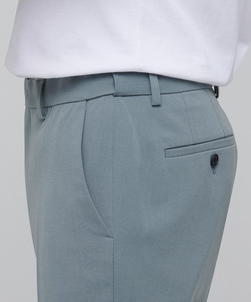 MUSINSA STANDARD Lightweight Tapered Hidden Banding Crop Slacks [Dusty Mint]