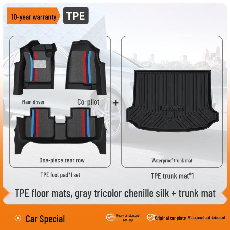 Geely Boyue L TPE Car Mats - Complete Silk Loop Coverage for Driver's Seat