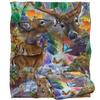 JQ Licensing Jg-Jp Silky Deer Supersoft Blanket