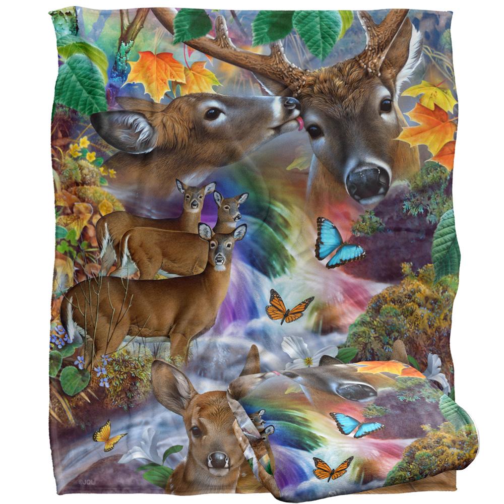JQ Licensing Jg-Jp Silky Deer Supersoft Blanket