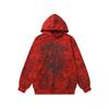 2025 Autumn/Winter Spider Web Print Hooded Sweatshirt