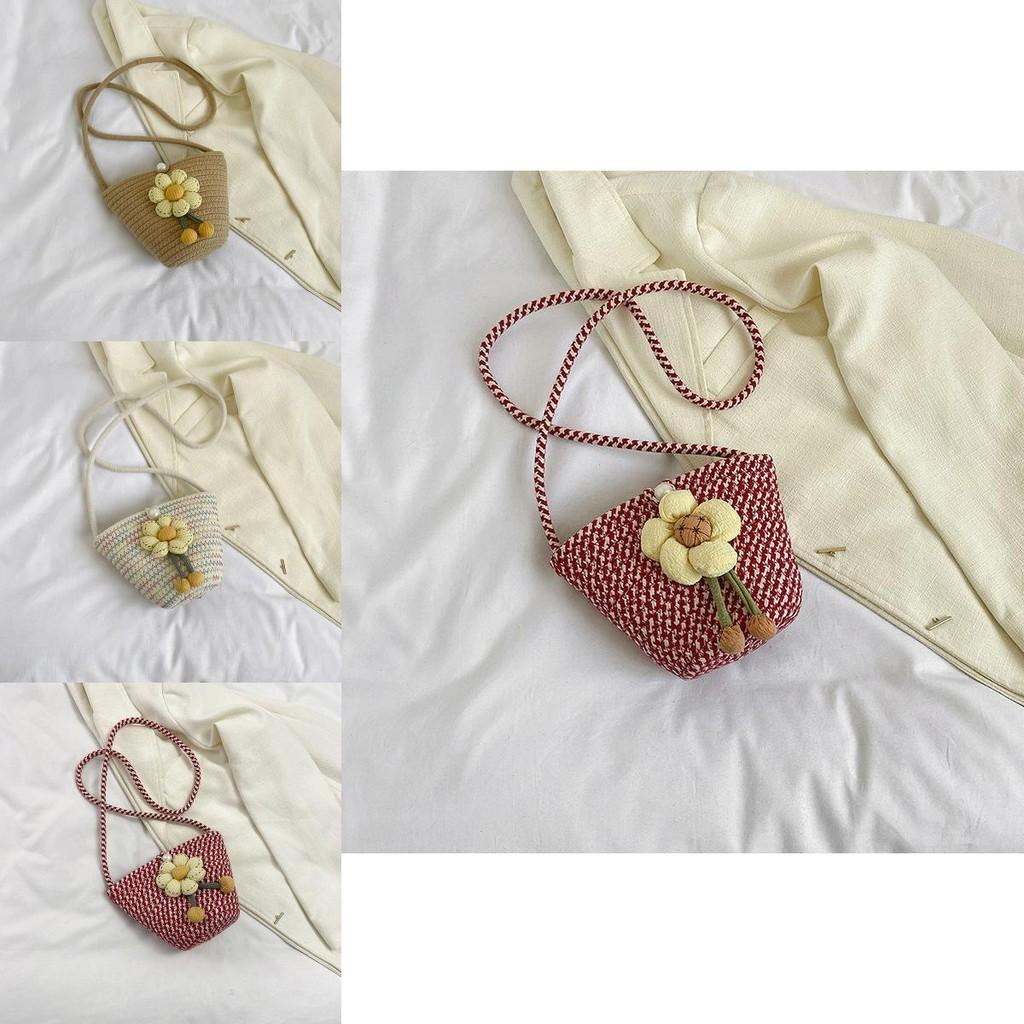 Fashionable Women's Bucket Bag With Adorable Floral Patterns Ideal For Daily Outfits