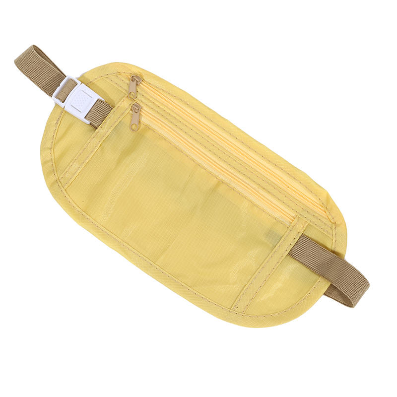 Bauchtasche Unsichtbare Reisebauchtaschen Beutel für Reisepass Geldgürteltasche Versteckte Sicherheitsgeldbörse Geschenk Reisetasche Brusttasche Geld