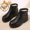 Fashion Winter Women Ankle Boots Thick Plush Warm Snow Boots Mother Waterproof Booties