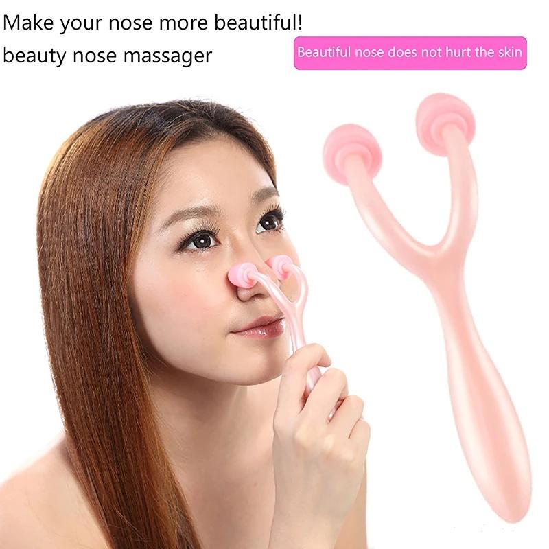 Nose Shaper Roller Massager Lifting Bridge Straightening Clip Shaping Nose Up Massge Nose Contouring Roller Nose Massage Tools