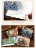 Retro Oil Painting Foldable Greeting Card & Envelope Set - Art Sketchbook Edition