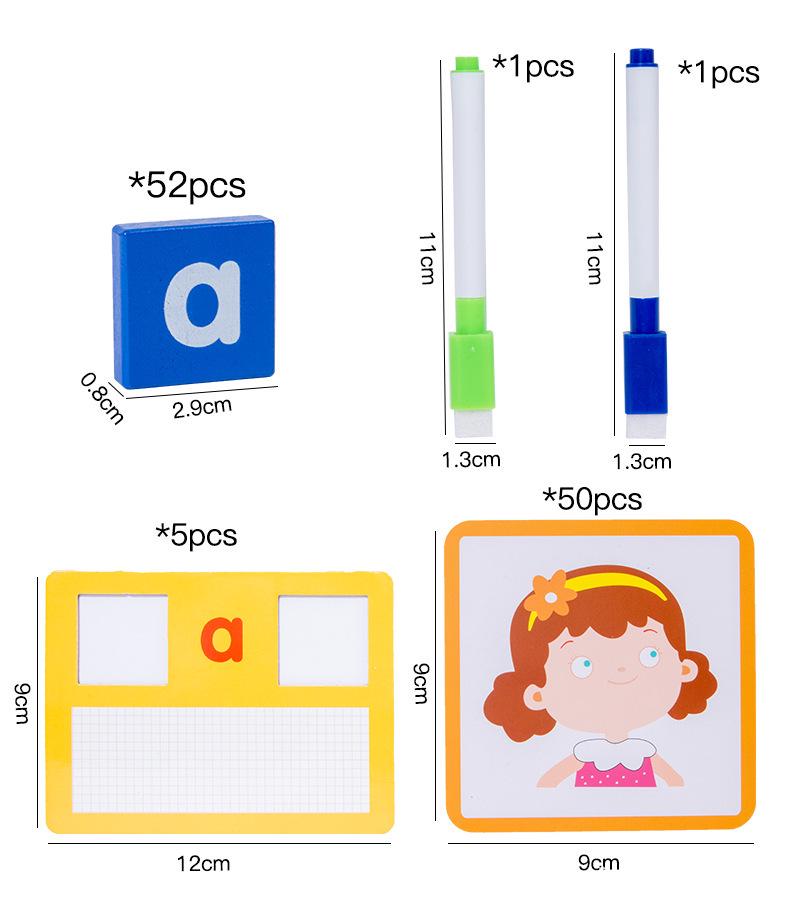 Alphabet and CVC Word Building Phonics Game for Kindergarten Early Learning