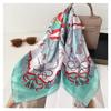Women Korean Style Knot Print Versatile Small Square Scarf Fashion Decorative Neck Scarf