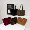 Frosted Rivet Bag Large Capacity Women's Tote Bag Versatile Bucket Bag Commuter Shoulder Bag Fashion Casual Handbag