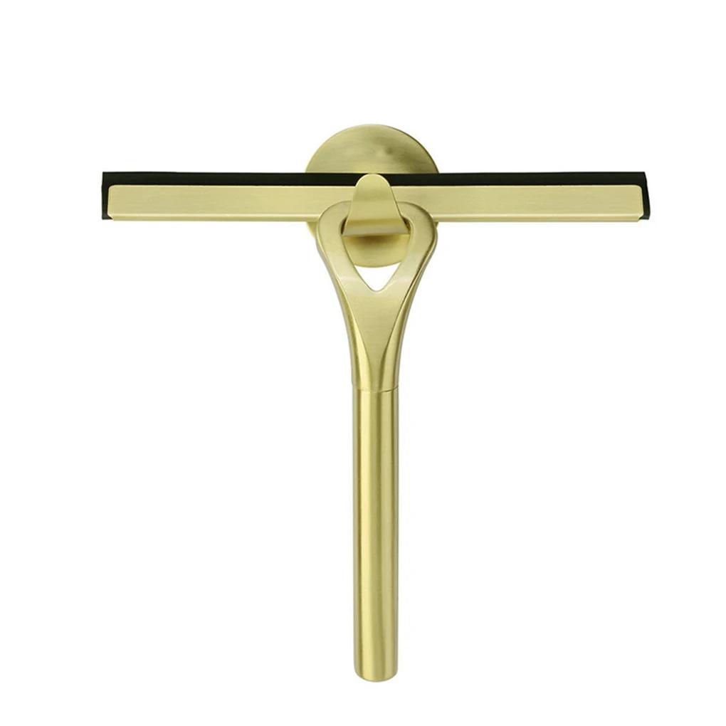 

Золотой Удобный и Практичный Скребок для Душа для Эффективной Очистки Прочный и Долговечный Нержавеющий золотой