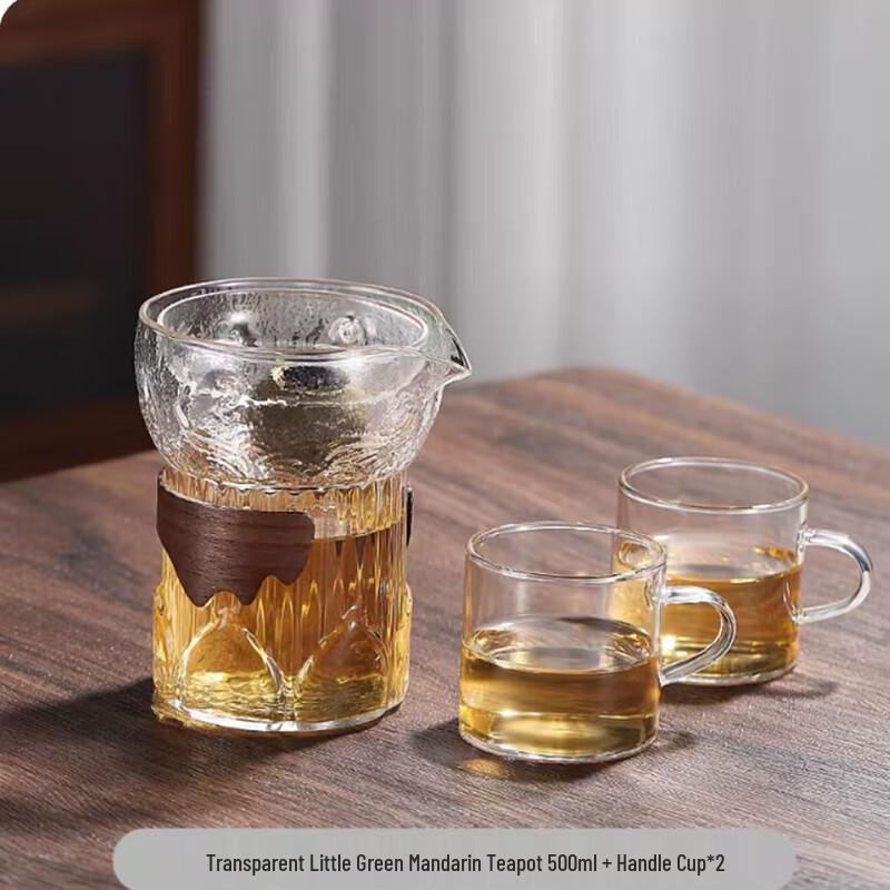 Jialang Small Green Tangerine Rotating Tea Pot Set