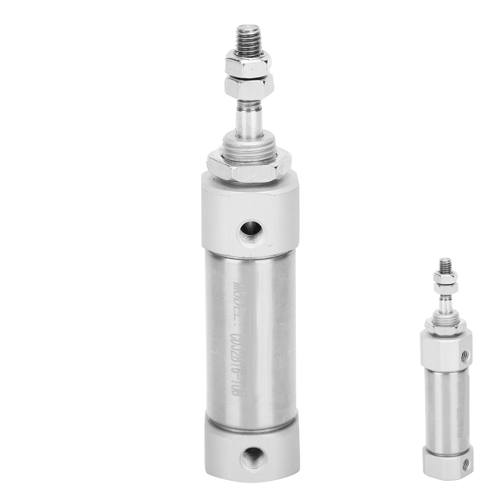 Cylindre Pneumatique Double Effet Tige Simple Course Acier Inoxydable Équipement CDJ2B16