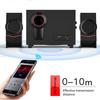 2.1 Multimedia Bluetooth Audio System Home Theater Surround Computer Active Combination Wooden Speaker AUX USB Cable Post TV PC