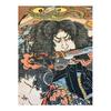 Ukiyo-e Tenugui Towel - "Ryri Hakuch Chjun" by Utagawa Kuniyoshi (One of the 108 Heroes of the Popular Suikoden) - Approx. 98cm x 35cm, 100%