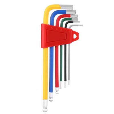 6PCS Aluminium Alloy Colorful Corrosion Resistance Bike Internal Hex Wrench Sets Bicycle Repair