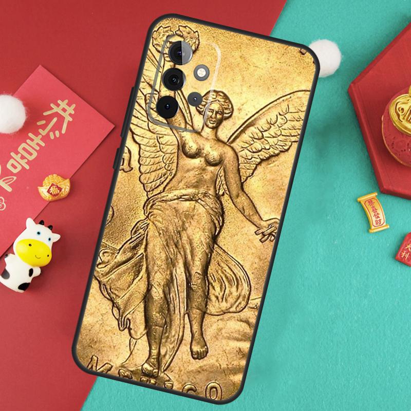Switzerland Fine Gold Case For Samsung Galaxy A55 A35 A15 A54 A34 A14 A52 A32 A12 A13 A33 A53 A17 A16 A26 A36 A56
