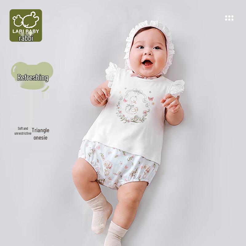 Labby Baby Girls  Sleeveless Bodysuit Romper 66cm