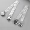 Transparent Invisible Shoulder Strap Anti-Slip Adjustable Bra Clasp Heart Duckbill Clip Portable Clothes Clasp for Women