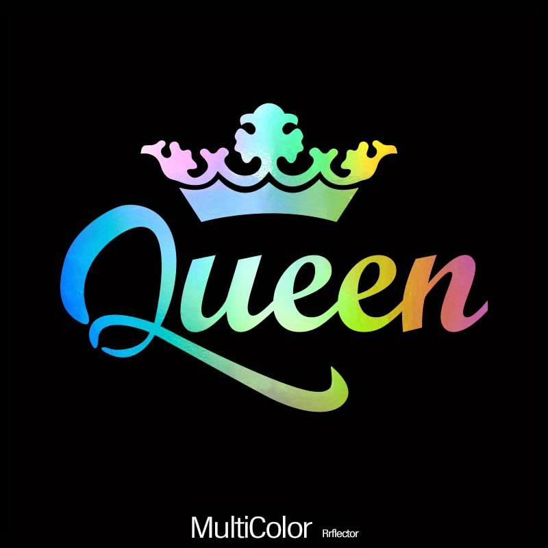 1Pc Crown Queen Car Decals Fashion Water-Repellent Vinyl Decal Auto Sticker Car Styling Ornament Accessories Premium