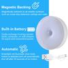 2pcs Magnetic Motion Sensor Nightlight with USB Charging Cable Walls LED Night Lights for Home Kitchen Hallway Bathroom Lighting