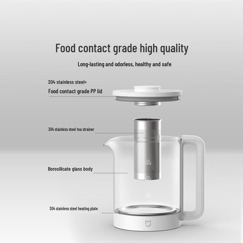 Xiaomi Mijia N1 Czajnik Zdrowotny Całkowicie Szklany