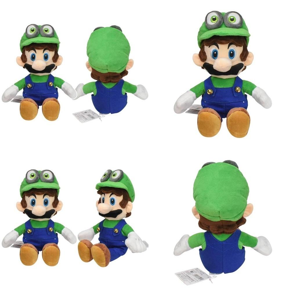 Super Mario Plush Toy Soft And Cuddly Luigi Stuffed Animal For Kids And Collectors 19x16x21cm
