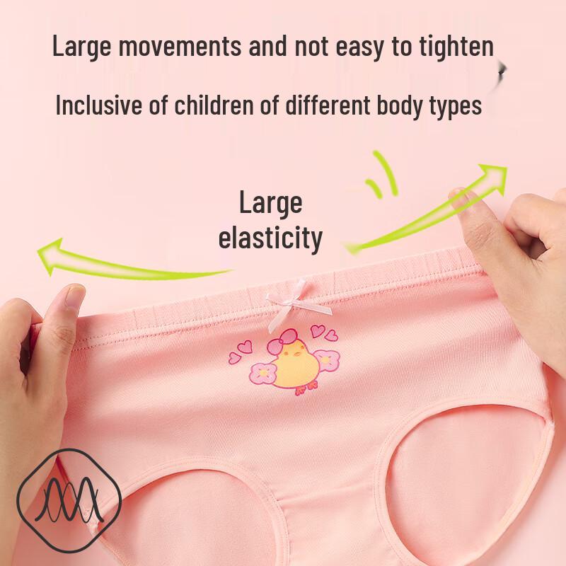 Yuzhaolin Girls' Cartoon Cotton Briefs