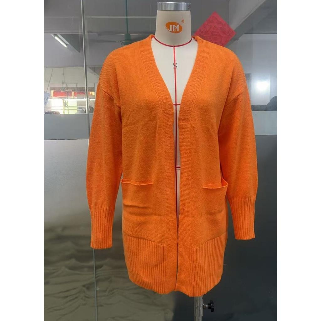 Women's New Autumn and Winter Loose Casual V-neck Sweater,cardigan