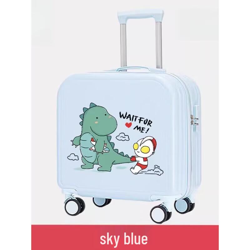 ZMN Kids Rolling Carry-on Suitcase