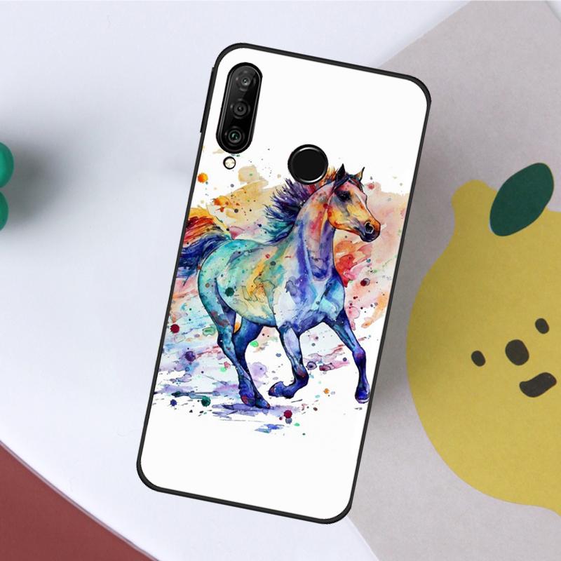 

Horse Pony Pattern For Huawei Nova 8i 7i 11i 12i 12s Y70 Y72 Y73 Y60 Y90 Y61 Y91 9 10 SE P20 P30 P40 Lite Case Nova 11 Pro